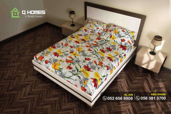 Cotton Touch Printed Fitted Sheet