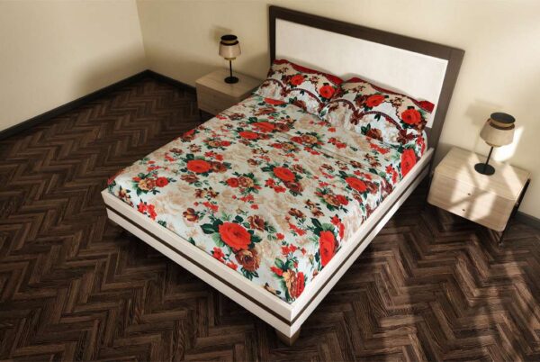 Cotton Touch Printed Fitted Sheet