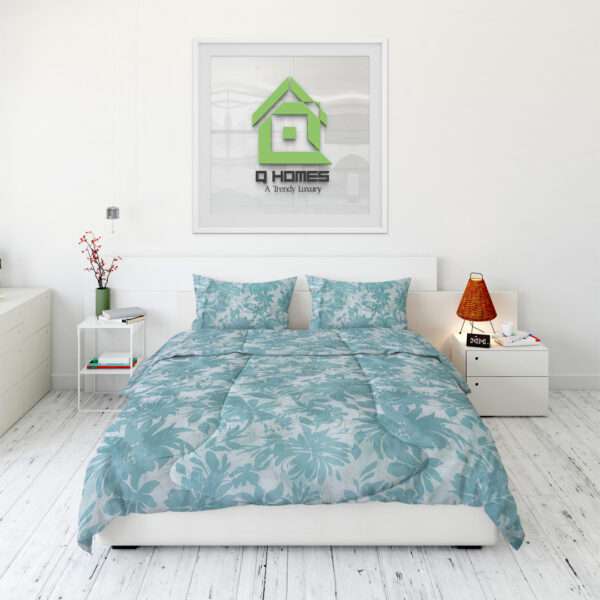 Q Homes Microfiber Super King Comforter 4Pcs Set