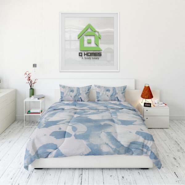 Q Homes Microfiber Super King Comforter 4Pcs Set