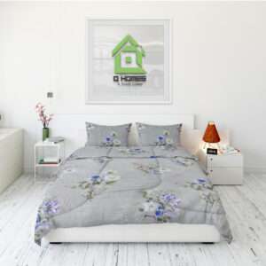 Q Homes Microfiber Super King Comforter 4Pcs Set