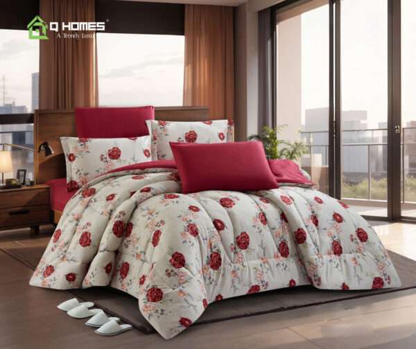 Printed Soft Comforter 10 Pcs Set