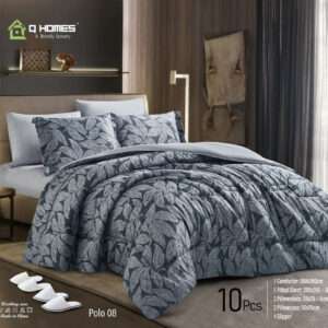 Printed Soft Comforter 10 Pcs Set