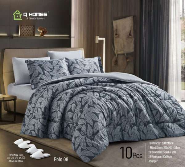 Printed Soft Comforter 10 Pcs Set