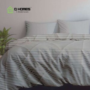 Hotel Collection Duvet Cover Set- Light Gray