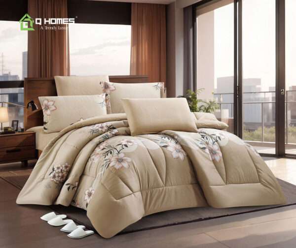 Printed Soft Comforter 10 Pcs Set