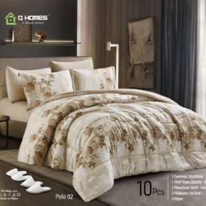 Printed Soft Comforter 10 Pcs Set