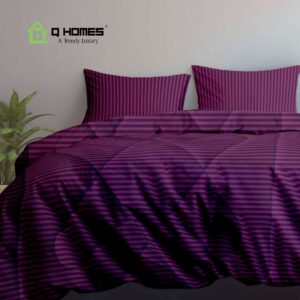 Hotel Collection Duvet Cover Set- Purple
