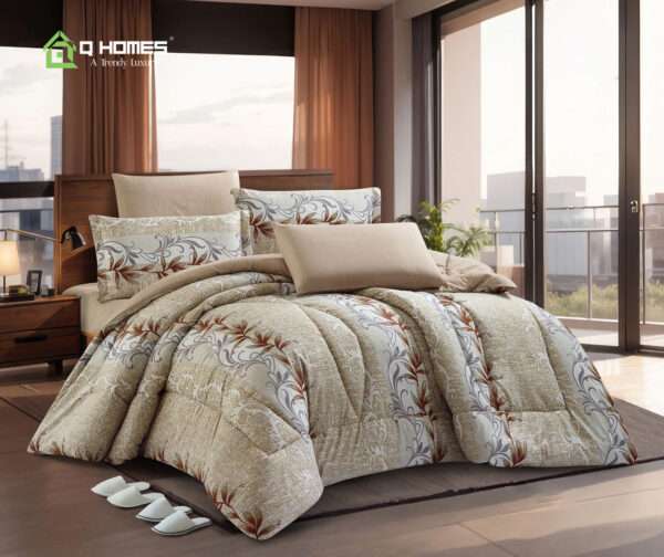Printed Soft Comforter 10 Pcs Set