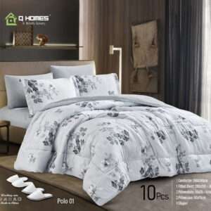 Printed Soft Comforter 10 Pcs Set