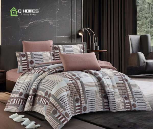 Printed Soft Comforter 10 Pcs Set