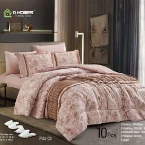 Printed Soft Comforter 10 Pcs Set