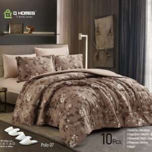 Printed Soft Comforter 10 Pcs Set