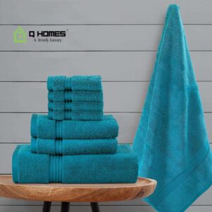 Cotton Pakistan Towels - Teal Blue