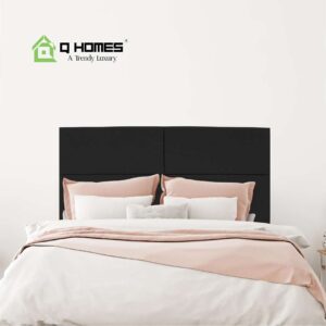 Head Board & Base - QF 213 - Black