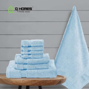 Cotton Pakistan Towels-Sky Blue