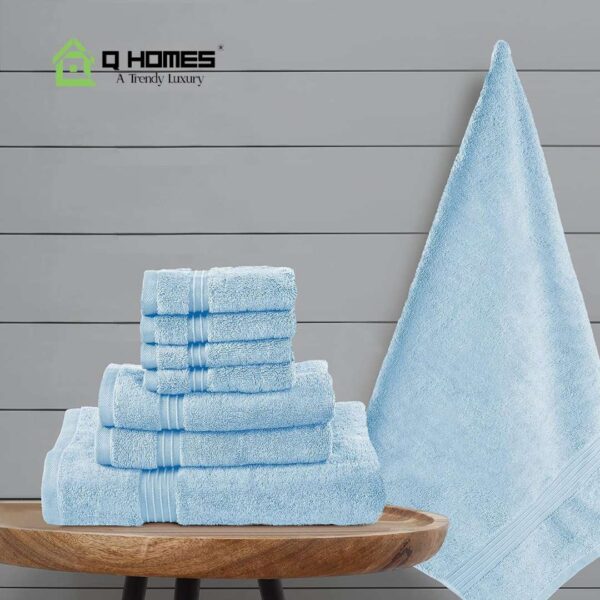 Cotton Pakistan Towels-Sky Blue