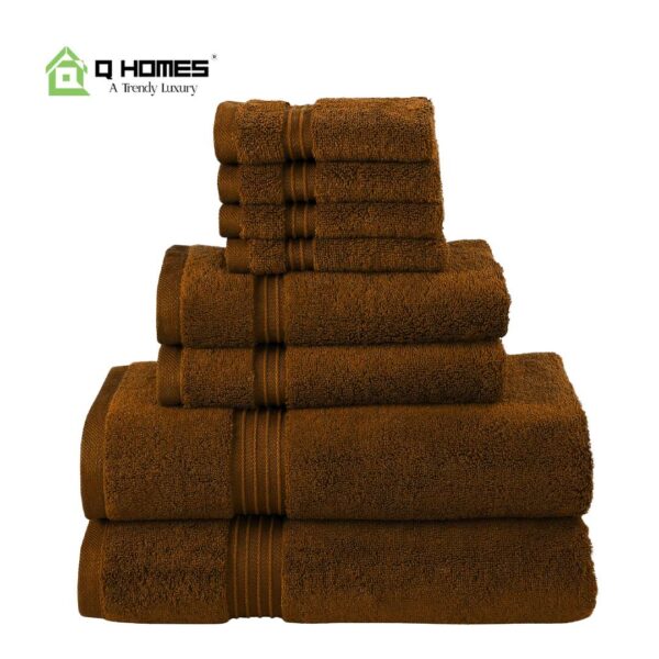 Cotton Pakistan Towels - Brown - Image 2