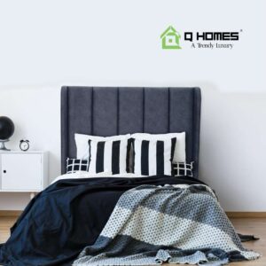 Head Board & Base - QF 202 - Dark Gray