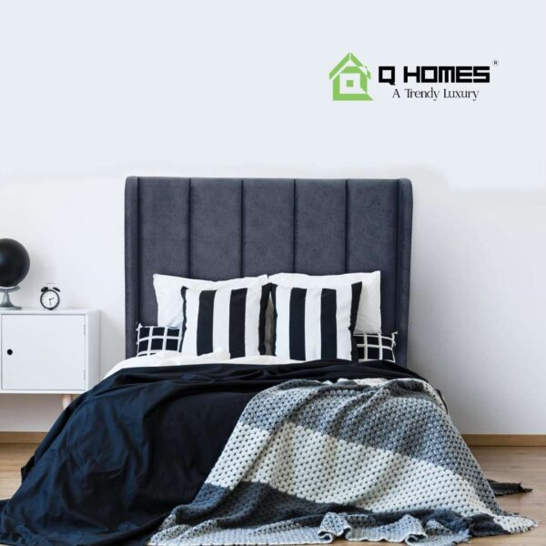 Head Board & Base - QF 202 - Dark Gray