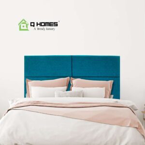Head Board & Base - QF 213 - Navy Blue